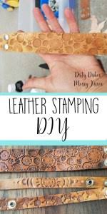 Custom leather stamp with a 3d printer hi everyone, in this video i show how to make a custom today we learn how to make leather stamps from old landscaping spikes. Diy Leather Stamping Dirtydishesmessykisses Com