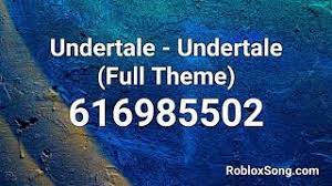 You can search by track name or by artist. Undertale Undertale Full Theme Roblox Id Roblox Music Code Youtube