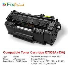 More than 201 hp laserjet 1160 printer at pleasant prices up to 529 usd fast and free worldwide shipping! Jual Compatible Cartridge Hp Q7553a 53a Printer Hp Laserjet P2015 Kota Surabaya Fixprint Store Tokopedia