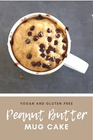 Healthy Peanut Butter Mug Cake Baking Ginger Recipe Peanut Butter Mug Cakes Easy Gluten Free Desserts Fall Baking Recipes