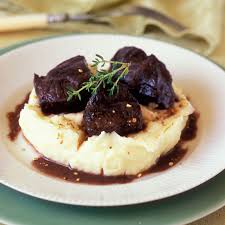 Joue De Boeuf En Daube Provencale Puree De Pomme De Terre Recette Daube Provencale Joue De Boeuf Et Daube De Boeuf