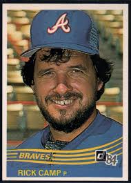 1984 Donruss #165 Rick Camp VG Atlanta Braves