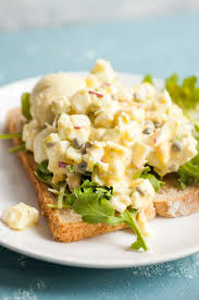 Lemon Caper Egg Salad Recipe Bright And Crunchy Macheesmo Recipe Egg Salad Egg Salad Recipe Salad Recipes