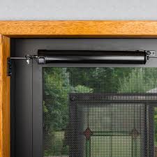 Automatic door closer only closes the doors if you leave it widely. Dc224 Security Door Closer Doric Innovators Of Hardware For Windows Doors