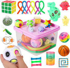 Fidget toys all departments audible audiobooks alexa skills amazon devices amazon warehouse deals apps & games automotive baby beauty books music clothing, shoes & jewelry women men. Amazon Com Sensory Fidget Toys Set 27pcs Stress Relief And Anti Anxiety Tools Bundle For Kids And Adults Marble And Mesh Pack Of Squeeze Balls Soybean Squeeze Flippy Chain Toys Games