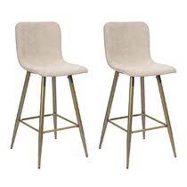 Crafted from solid rubberwood, this chair features tapered wood legs in a gray wood finish and square structural supports throughout the base. Beige Tan Bar Stools Counter Stools You Ll Love In 2021 Wayfair