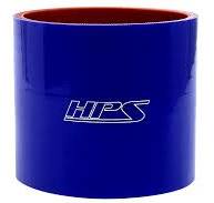 HPS 3-1/8" (80mm) Silicone Straight Coupler Hose, High Temperature 4-ply  Reinforced - 3" / Blue