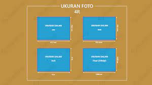 Foto ukuran 2r sama dengan 6 cm x 9 cm. Ukuran Foto 4r Lengkap Dalam Cm Mm Inci Pixel
