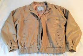 Vintage Christian Dior Le Connaisseur Tan Leather Bomber Jacket Mens Size 42 Bomber Jacket Mens Leather Bomber Jacket Leather Bomber