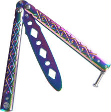 Butterfly Trainer, Unsharp-Blade Practice Training Tool Stainless Steel