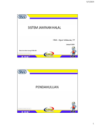 Permasalahan yang dialami oleh usaha kecil menengah saat ini di kabupaten. Materi Training Sistem Jaminan Halal 2019 1 Pdf