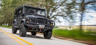 Kahn design land rover defender 110 6.2 v8 ls3 engine and ls2 automatic gearbox registered march 2015 finished in black. East Coast Defender Turns Out Another Ls Swapped Land Rover Project Punisher Gm Authority
