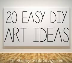 Find the perfect canvas or painting. 20 Ways To Make Your Own Wall Art