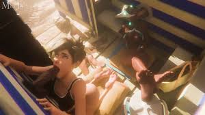 Tracer Symmetra Glory Hole by MEPT44 - SOCIGAMES EPORNER