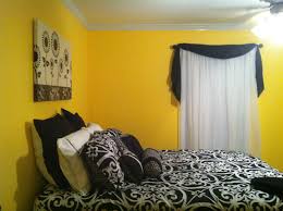 #grey #yellow #black #white interior color combination design ideas. Pin On Black White Bedroom