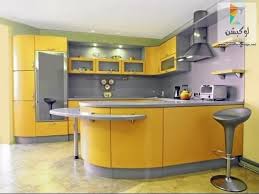 احدث ديكورات مطابخ صغيرة 2017 2018 تجعل ديكور المطبخ اكثر اتساعا لوكشين ديزين نت Yellow Kitchen Interior Modern Kitchen Design Yellow Kitchen Designs