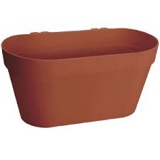 Elho Loft Urban Verticaal Tuinieren Bloempot 28x15x13 Cm Brique Tuinexpress Nl