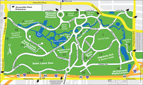 Saint Louis Forest Park Map Forest Park St Louis Forest Park Forest Map