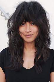 15 Times The Bangs For Round Face Will Rock Lovehairstyles Bangs For Round Face Long Shag Haircut Long Hair With Bangs