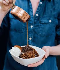 This baked rhubarb pudding has a lovely bottom layer of sticky rhubarb, topped with an ever so moist sponge. Chai Sticky Toffee Pudding Penguin Random House Canada