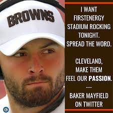 Cleveland, are you going to listen to Baker?! Photo: Joshua Gunter,  cleveland.com