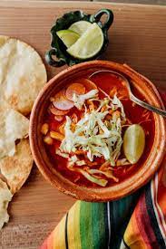 Red Chicken Pozole Recipe Muy Bueno Cookbook Recipe Pozole Recipe Chicken Pozole Recipe Mexican Food Recipes Authentic