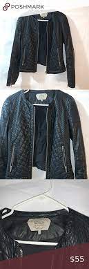 Zara Trafaluc Moto Quilted Faux Leather Jacket S Leather Jacket Zara Leather Jacket Faux Leather Jackets