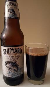Black And Blue Beer Shipyard Blue Fin Irish Dry Stout Is 4 7 Abv The Appearance Is Virtually Black With A Mild Roasty Malt Nose Th Beer Brands Beer Beer Collection