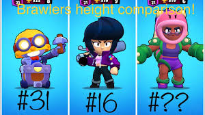 This brawl stars tier list is currently the best source for players at high trophies to determine which ones are the best brawlers in the game right this tier list is shared and maintained by kairostime. Brawl Stars All Brawlers Height Comparison Youtube