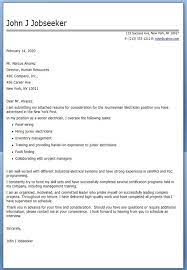Your cover letter is a writing sample and a part of the screening process. Pin On My Electrician