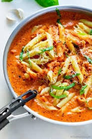 Try Step By Step Recipe For Pasta In Vodka Cream Sauce Prepared With Tomato Cream And V Cream Sauce Recipes Vodka Sauce Pasta Recipe Vegetarian Pasta Recipes