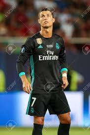 Cristiano ronaldo real madrid 2017. Skopje Fyrom August 8 2017 Real Madrid Cristiano Ronaldo During The Uefa Super Cup Final Match Between Real Madrid And Manchester United At Philip Ii Arena In Skopje Stock Photo Picture And