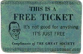 This Is A Free Ticket It S Not Good For Anything It S Just Free Compliments Of The Great Society Great Society Greatful Comedy Central