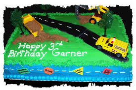 3rd Birthday Car Birthday Cake For 3 Year Old Boy Tonka Truck Birthday Children S Birthday Cakes Themed Birthday Cakes Boy Birthday Cake Birthday