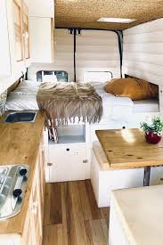 23 Amazing Van Life Interior Ideas For Inspiration Deluxe Timber Camper Interior Design Campervan Interior Caravan Interior