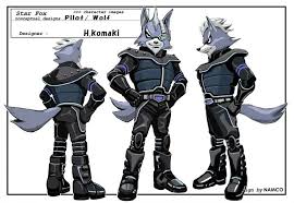 Wolf O Donnell Starfox Assault Concept Art Fox Mccloud Star Fox Fox Character