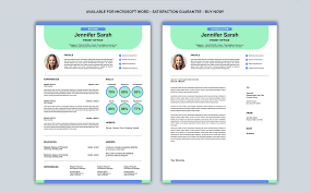 Emerald Resume Template 74699 Cover Letter For Resume Resume Template Graphic Resume