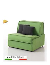 Utility 75 poltrona letto con materasso a molle: Poltrona Letto Young