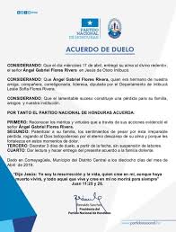 Noticias de deportes y liga nacional. Partido Nacional Ø¹Ù„Ù‰ ØªÙˆÙŠØªØ± Acuerdo De Duelo