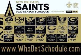 New Orleans Saints Schedule Saints Schedule New Orleans Saints New Orleans Saints Schedule