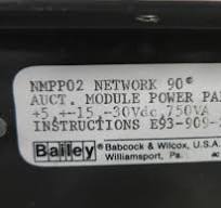 Bailey NMPP02 Auct Power Panel Module Symphony infi90 ABB NMPP-02  Auctioneering (DW1302-1)