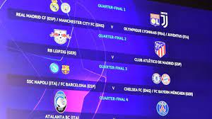 'time for revenge' '18 points': Champions League And Europa League Quarter Semi Final Draws As They Happened As Com