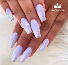 For chrome impact you can utilize and other base gel veneers (the best are white and pink). White Chrome Nail Polish Manicure Ideas Long Coffin Nails Both Hands Photographed Cute Gel Nails Nail Shapes Metallic Nails