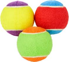 Buy multipacks or single packs. Frisco Fetch Squeaking Colorful Tennis Ball Dog Toy 3 Pack Chewy Com