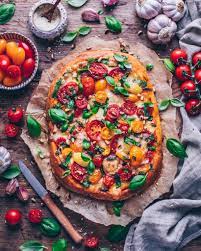 Caprese Pizza Made With Best Homemade Dough Good Pizza Homemade Dough Best Pizza Dough