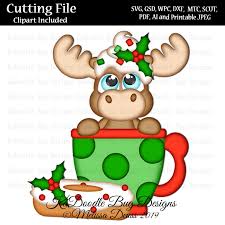 Download Cutie Katoodles Christmas Coffee Moose Svg Cut File Paper Peicing Clipart Digital Stamps Scrapbooking Cards 0 55 Welcome To Kadoodle Bug Designs Svg Cut Files More SVG Cut Files