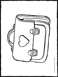 Click the back to school bag coloring pages to view printable version or color it online (compatible with ipad and android tablets). School Bag Kiddicolour