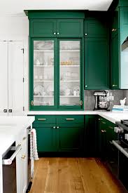 kitchen trends, green kitchen cabinets