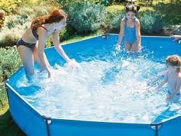 Pool Selber Bauen Swimmingpool Im Garten In 2020 Pool Selber Bauen Selber Bauen Garten Planschbecken Heizung
