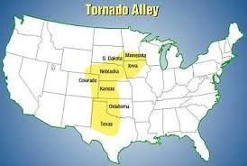 Tornado alley is a loosely defined area of the central united states where tornadoes are most frequent. Tornado Alley Moves Eastward Krcu